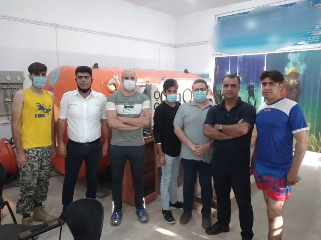 اتاق فشار در عمق 24 متری